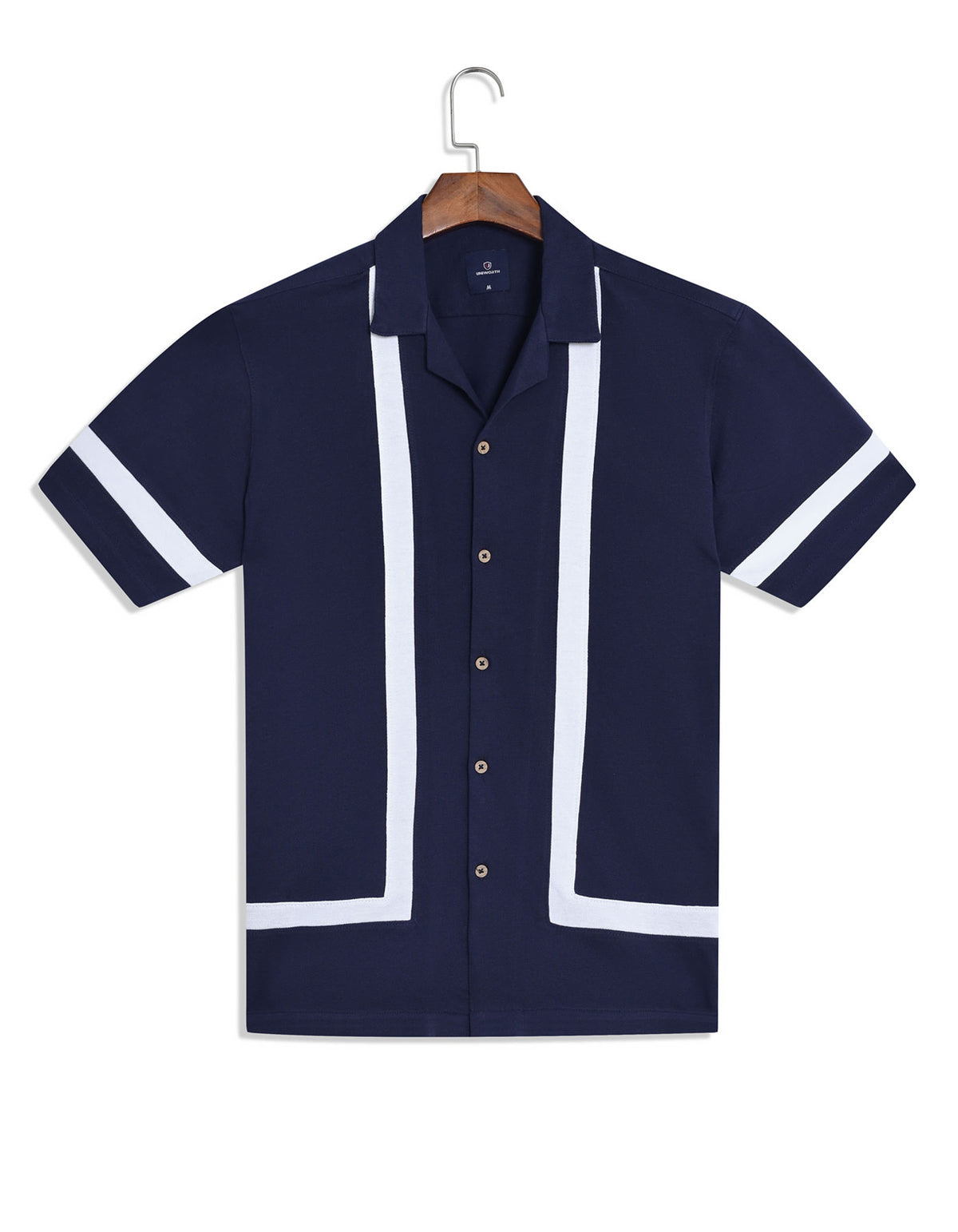 Casual Shirt Knit Navy S CSK2502 Uniworth CSK2502-S