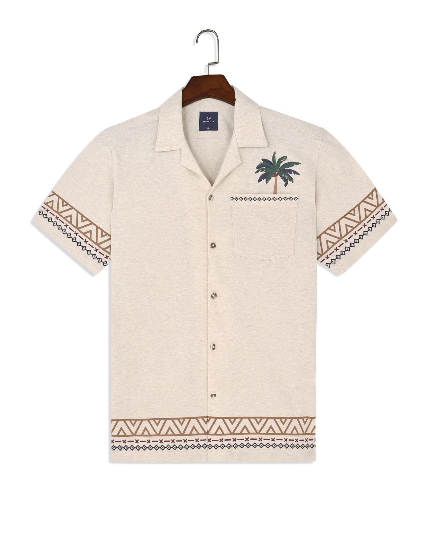 Casual Shirt Knit Oatmeal S CSK2503 Uniworth CSK2503-S