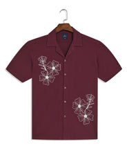 Casual Shirt Knit Maroon S CSK2506 Uniworth CSK2506-S