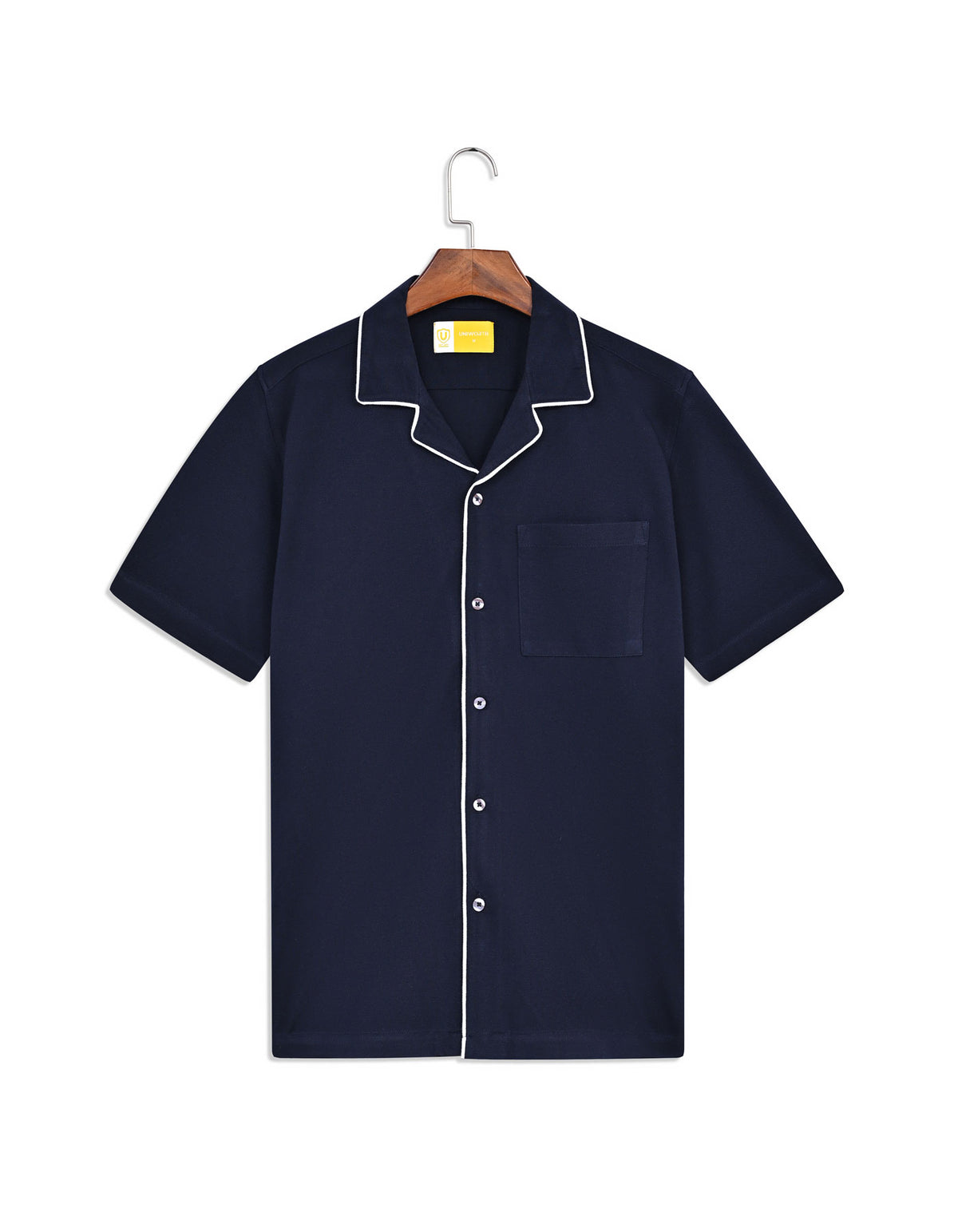 Casual Shirt Knit Navy S CSK2603 Uniworth CSK2603-S