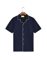 Casual Shirt Knit Navy S CSK2603 Uniworth CSK2603-S