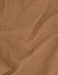 Camel Embroidered Resort Collar Shirt