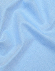 Blue Plain Regular Fit Casual Shirt