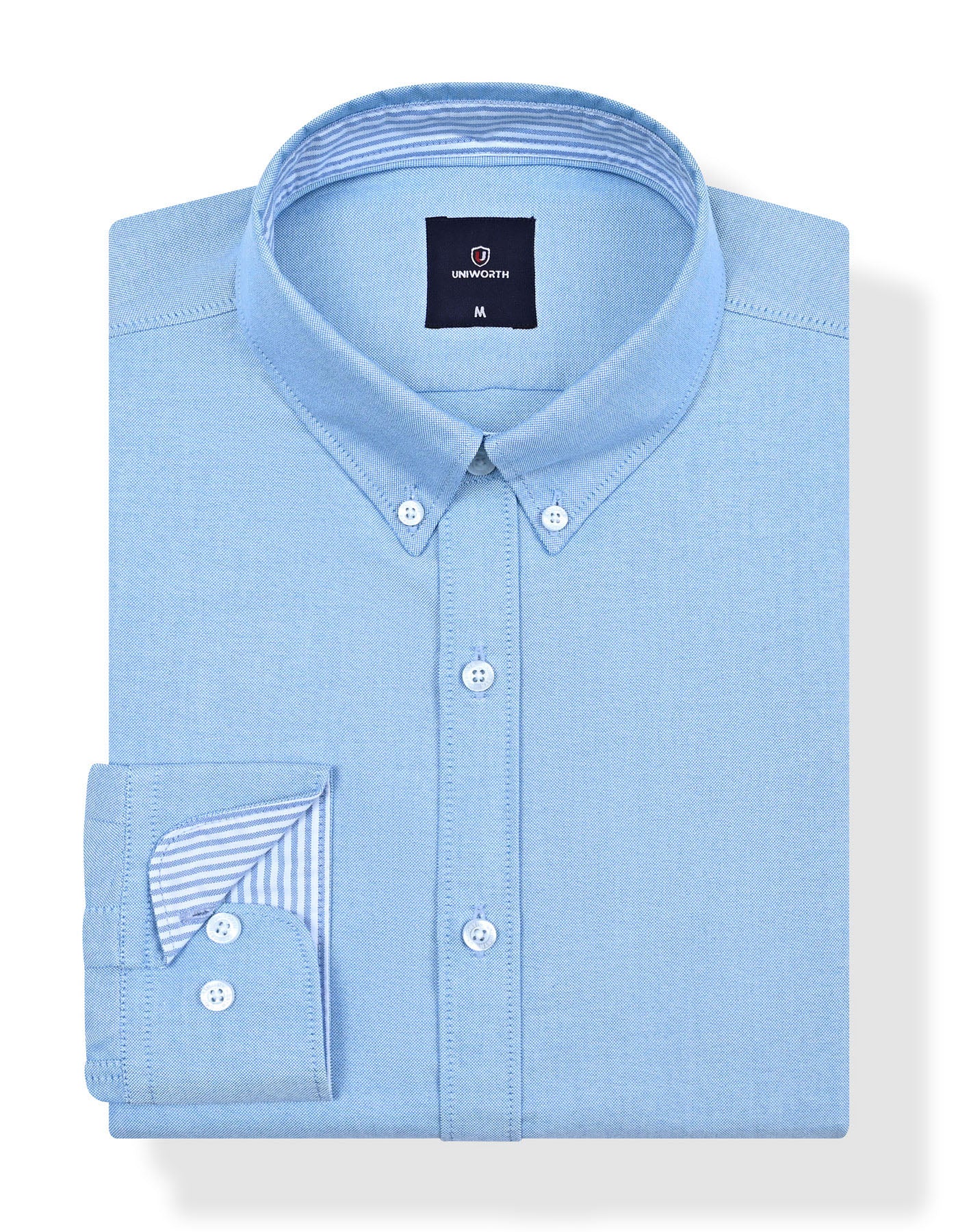 Casual Shirt Woven Blue S CSW2503-1 Uniworth CSW2503-1-S