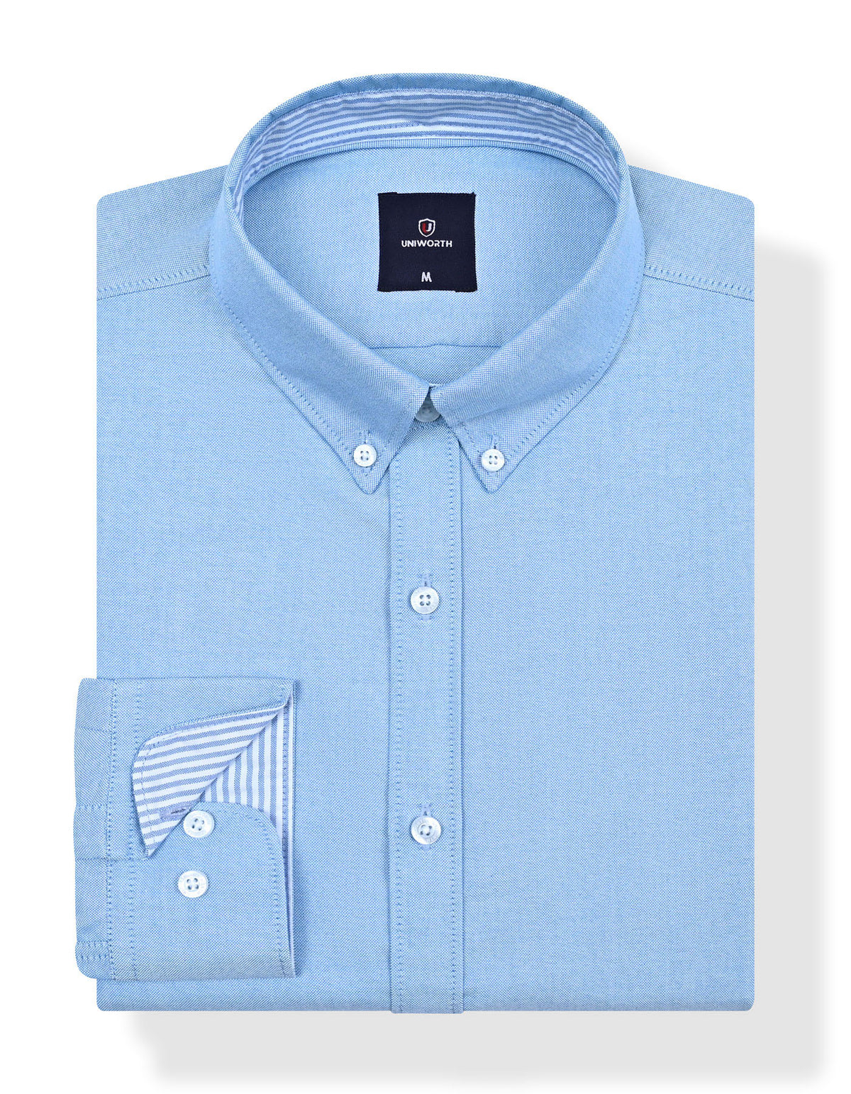 Casual Shirt Woven Blue S CSW2503-1 Uniworth CSW2503-1-S