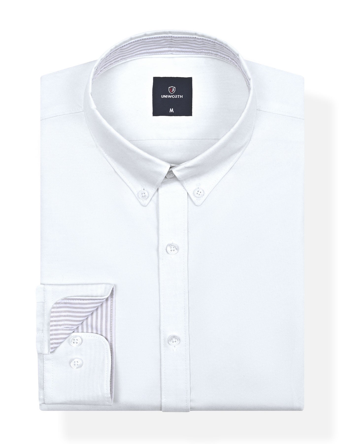Casual Shirt Woven White S CSW2503 Uniworth CSW2503-S