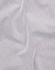 L Grey Plain Regular Fit Casual Shirt