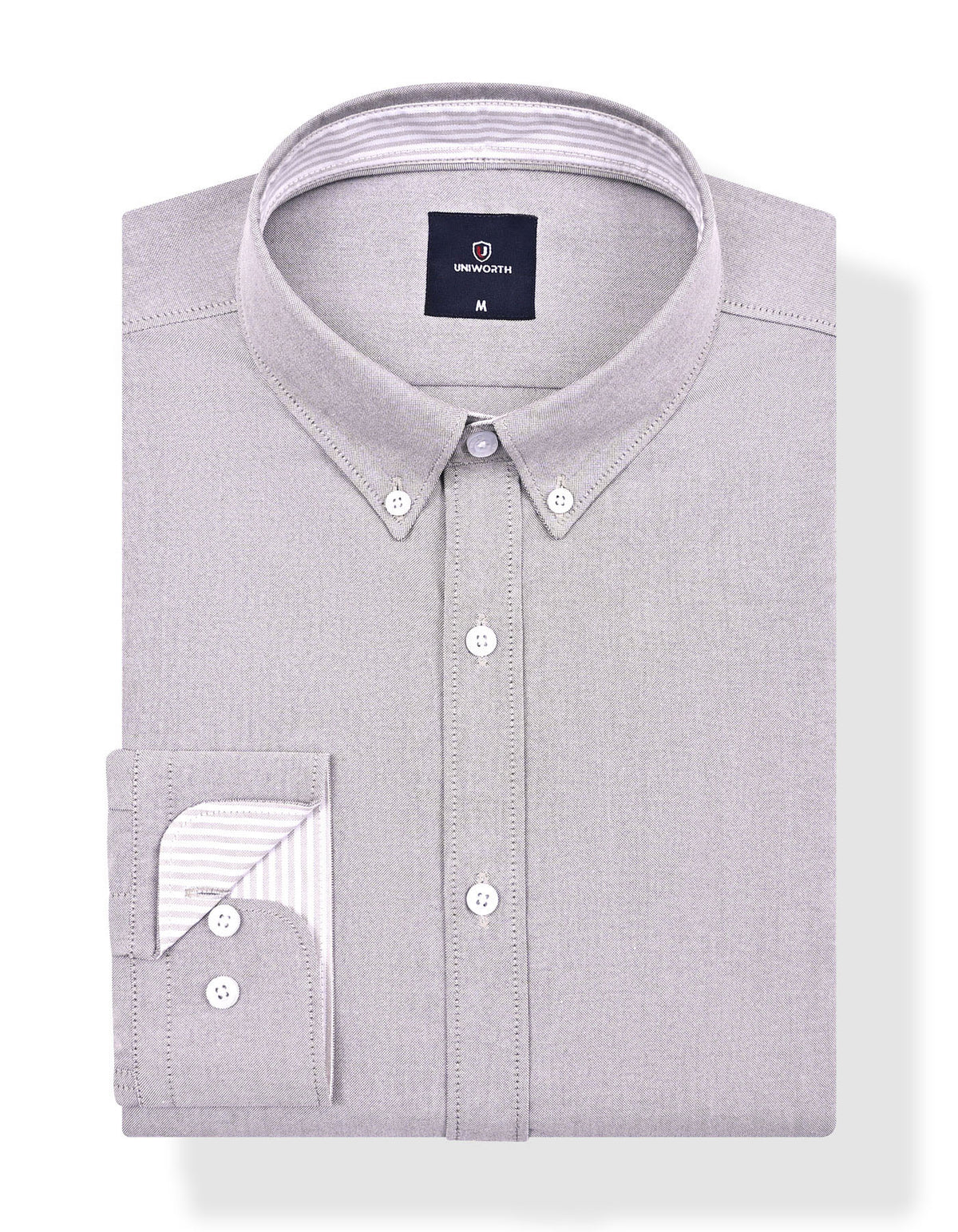 Casual Shirt Woven D Grey S CSW2504 Uniworth CSW2504-S