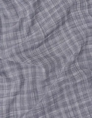 Navy Check Regular Fit Casual Shirt