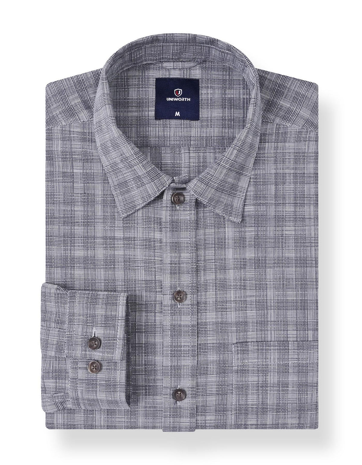 Casual Shirt Woven Navy S CSW2505 Uniworth CSW2505-S