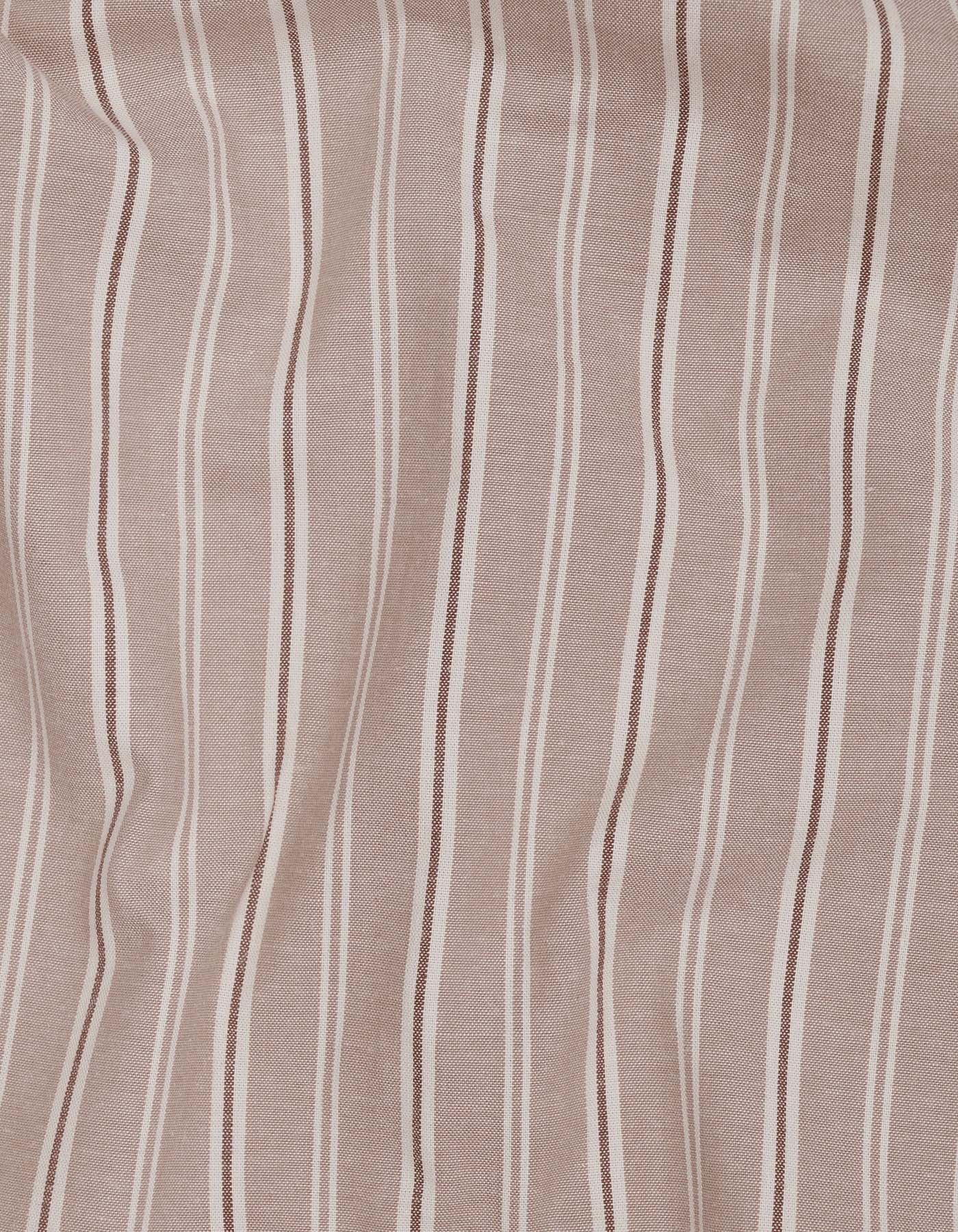 Grey Stripe Regular Fit Casual Shirt