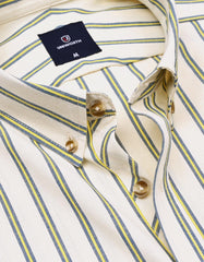 Casual Shirt Woven Cream L CSW2506-3 Uniworth CSW2506-3-L