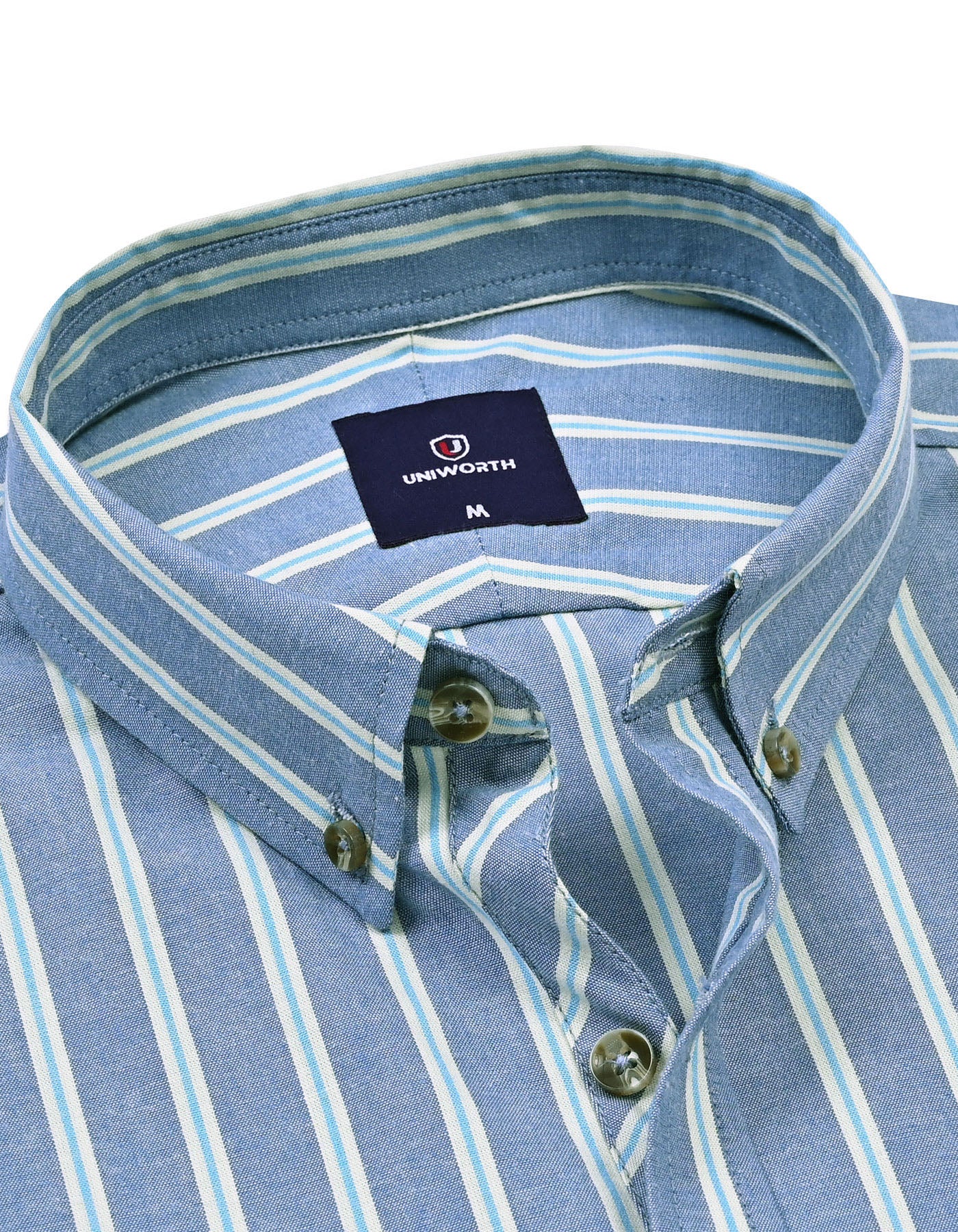 Casual Shirt Woven Blue XL CSW2506-4 Uniworth CSW2506-4-XL