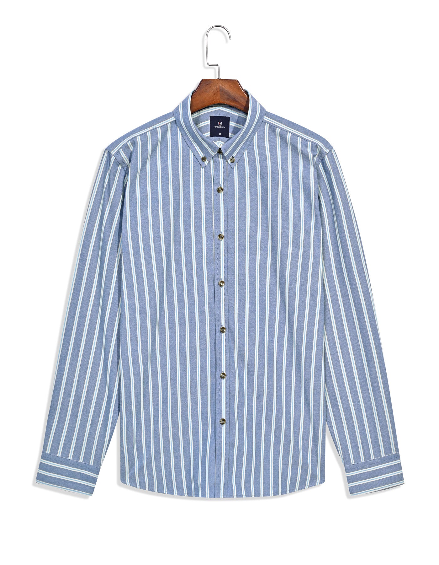Casual Shirt Woven Blue M CSW2506-4 Uniworth CSW2506-4-M