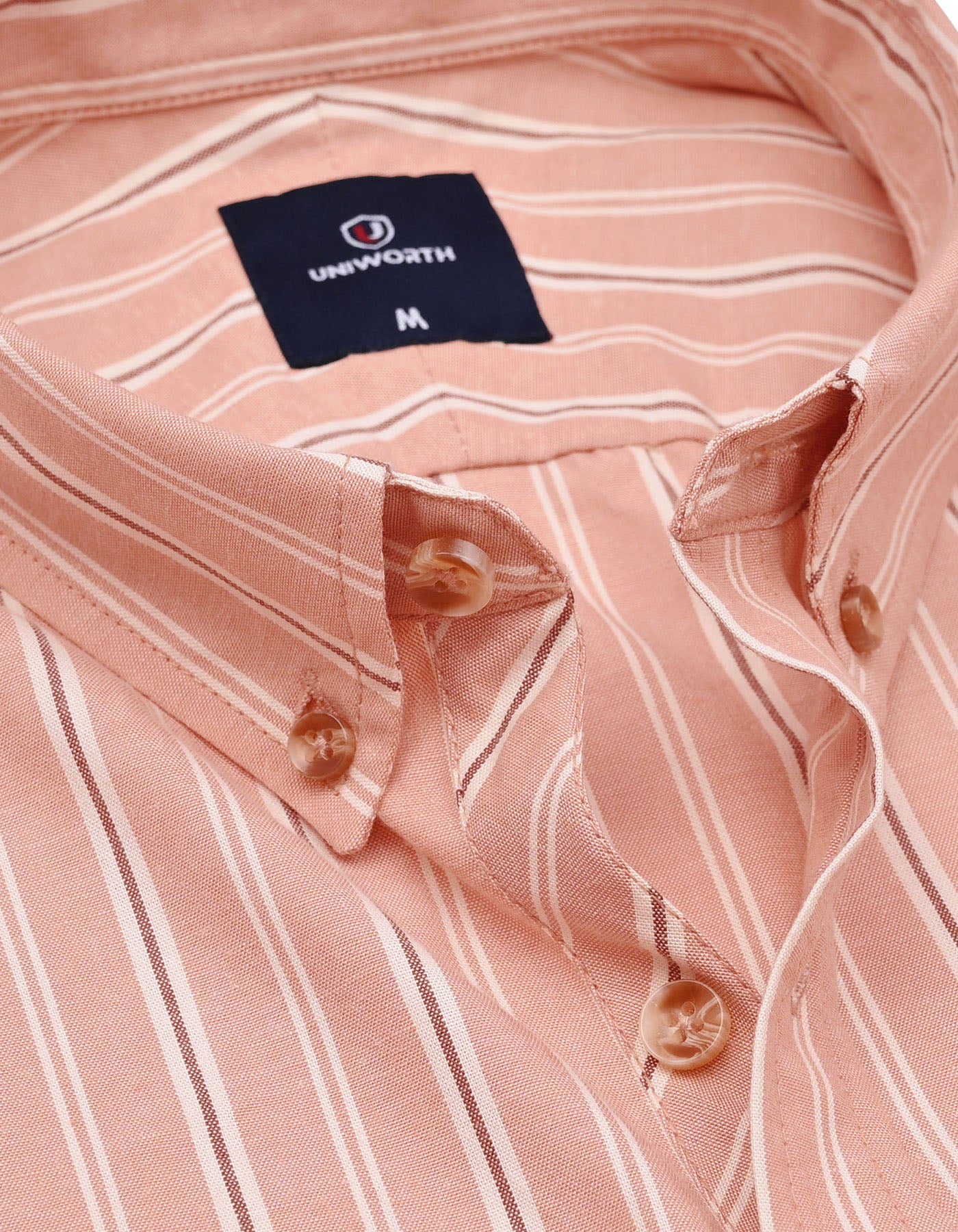 Casual Shirt Woven Peach XL CSW2506 Uniworth CSW2506-XL