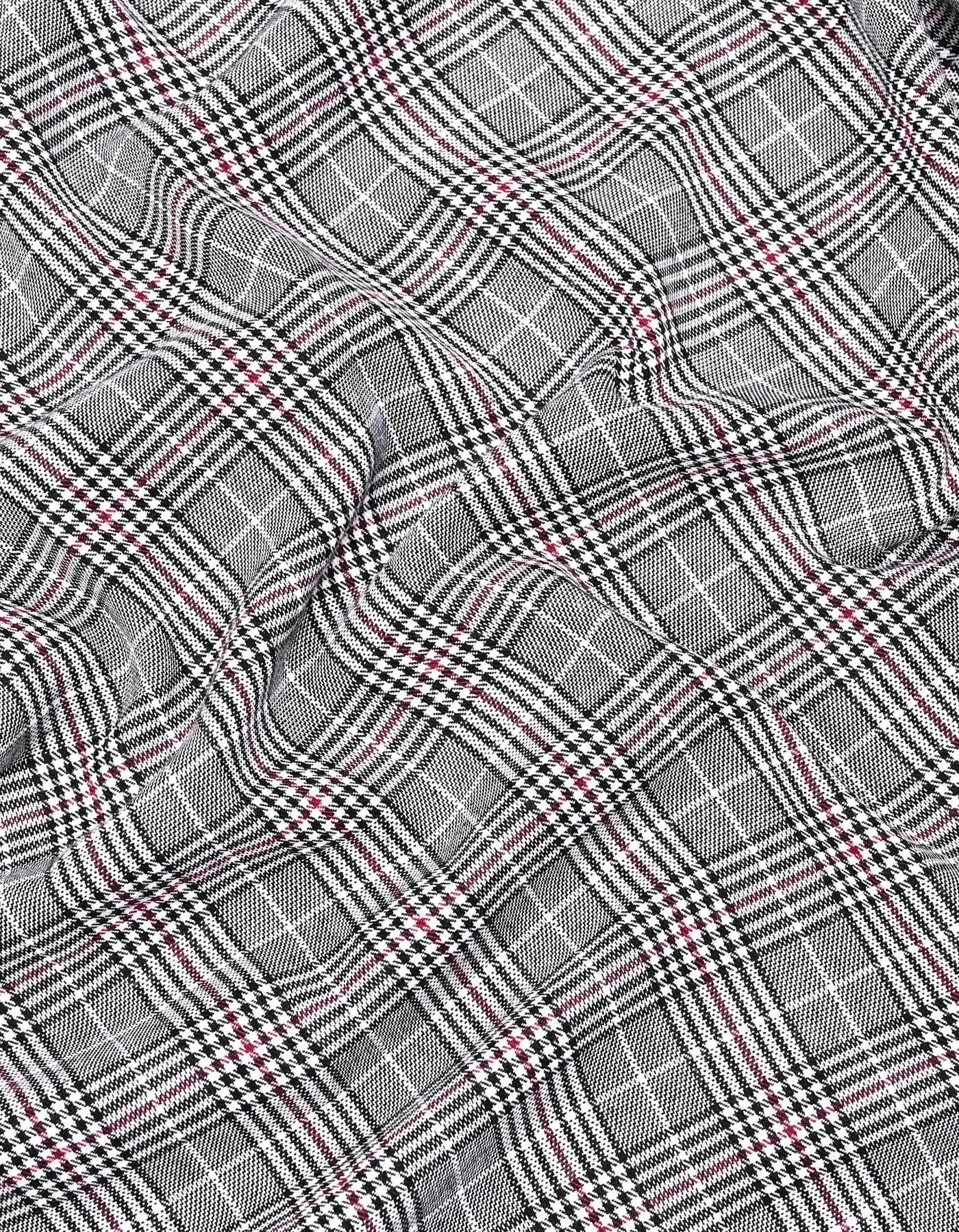 Black Check Regular Fit Casual Shirt