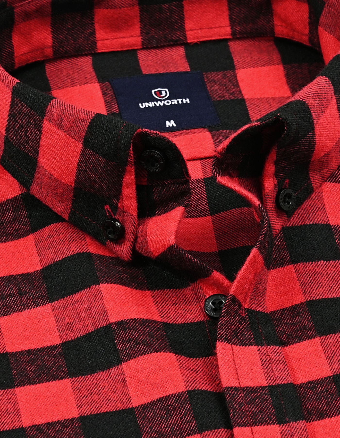 Casual Shirt Woven Red XL CSW2510 Uniworth CSW2510-XL