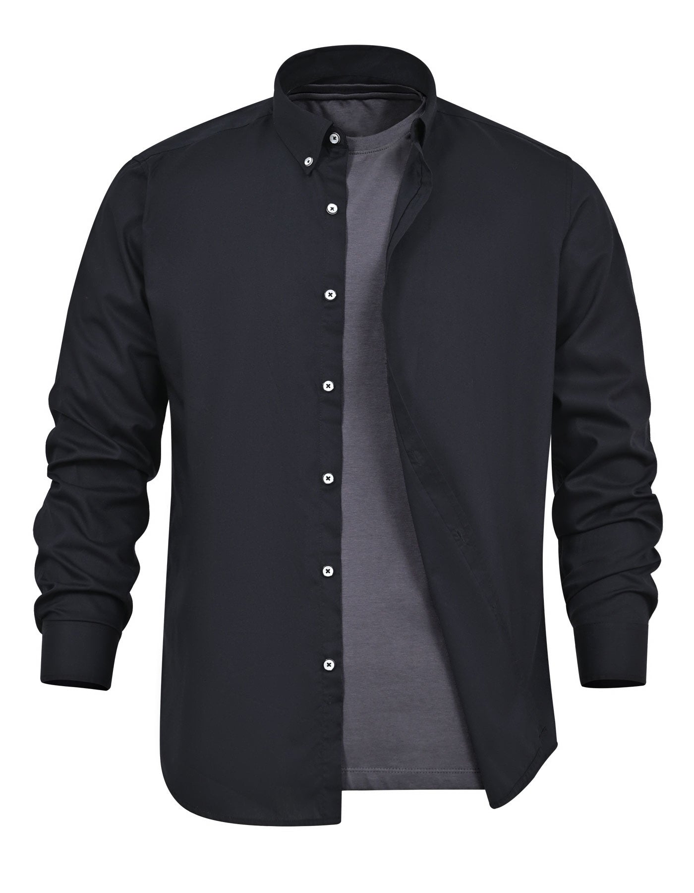 Casual Shirt Woven Black L CSW2603 Uniworth CSW2603-L