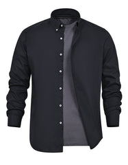 Casual Shirt Woven Black L CSW2603 Uniworth CSW2603-L