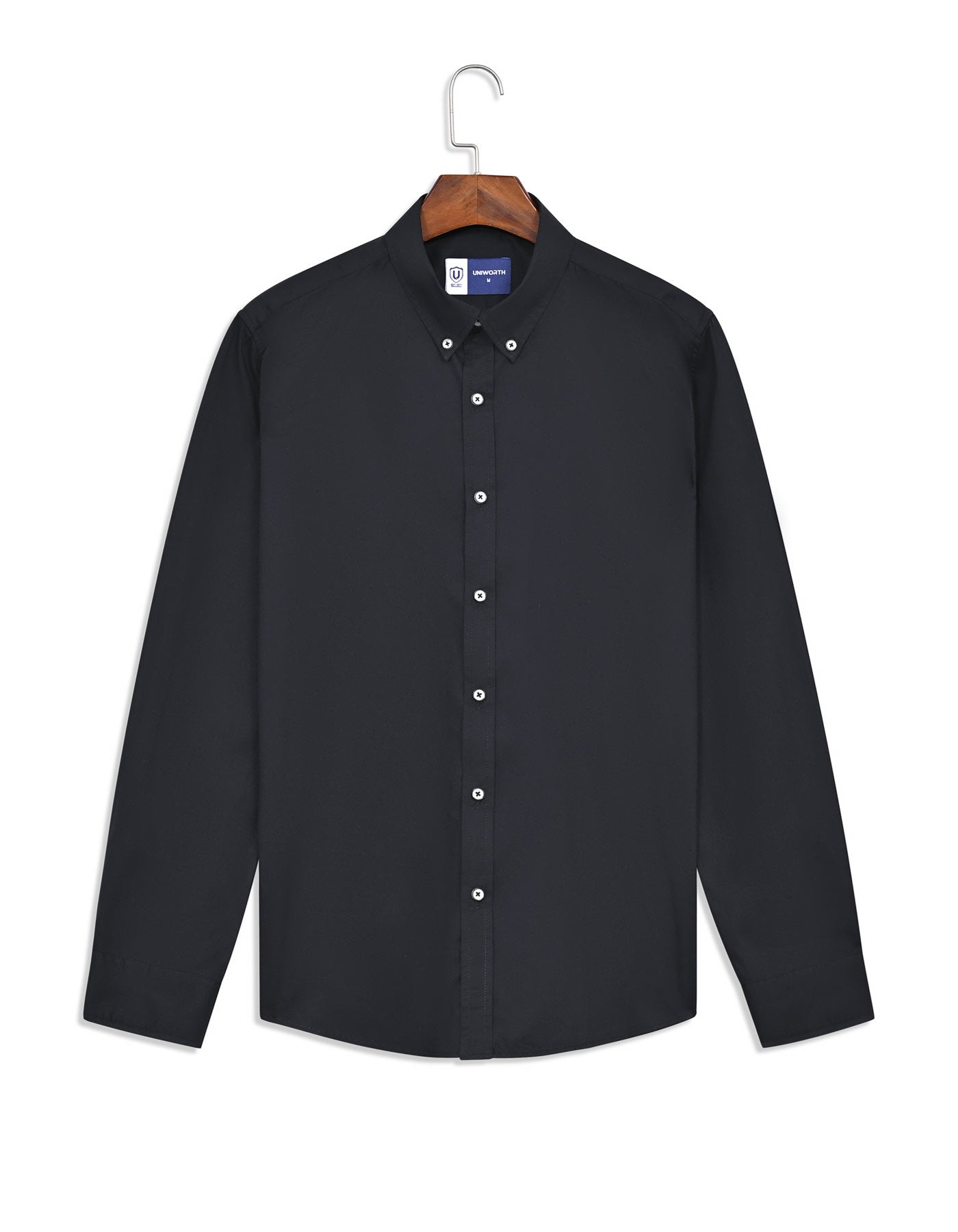 Casual Shirt Woven Black M CSW2603 Uniworth CSW2603-M
