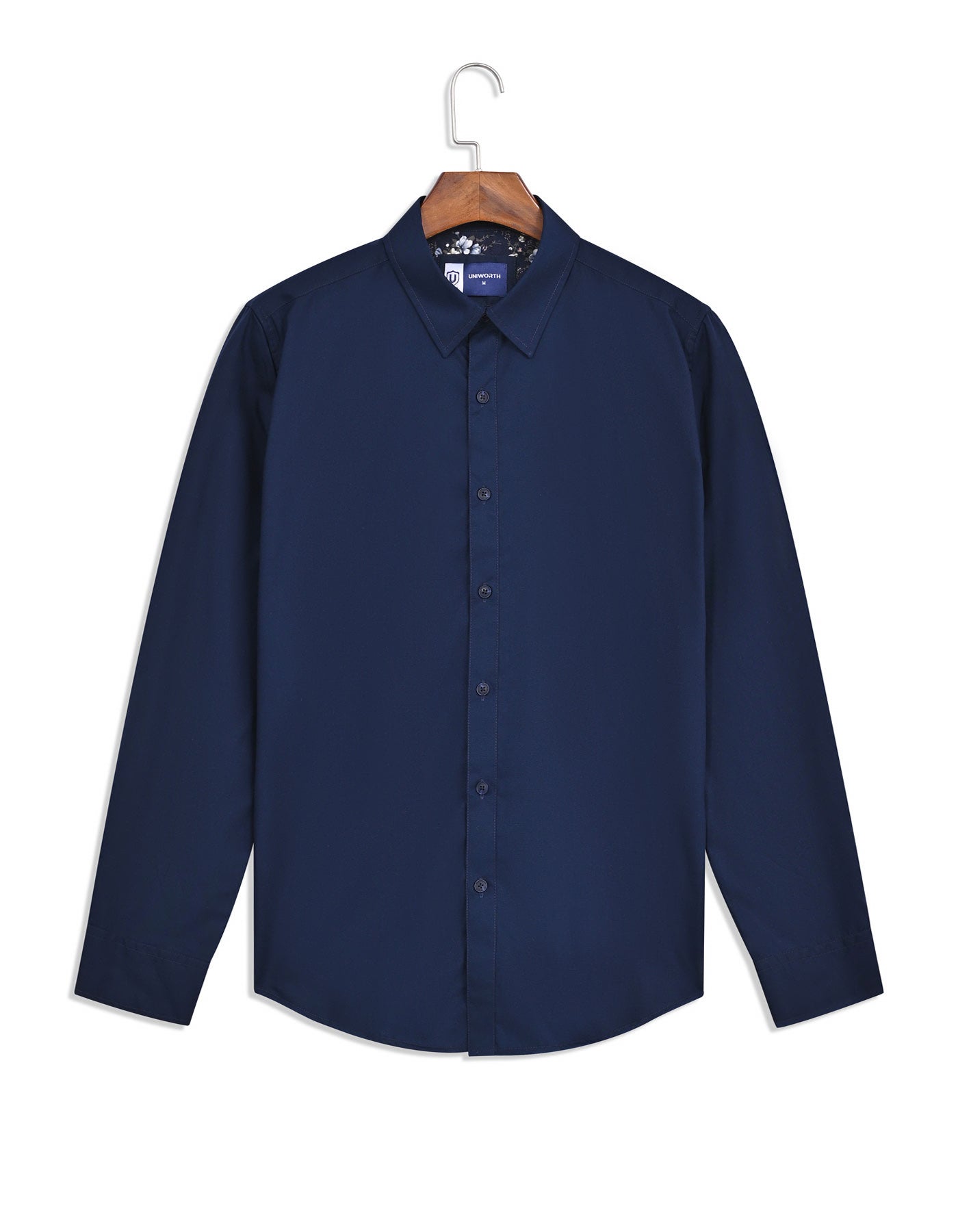 Casual Shirt Woven Navy M CSW2605 Uniworth CSW2605-M