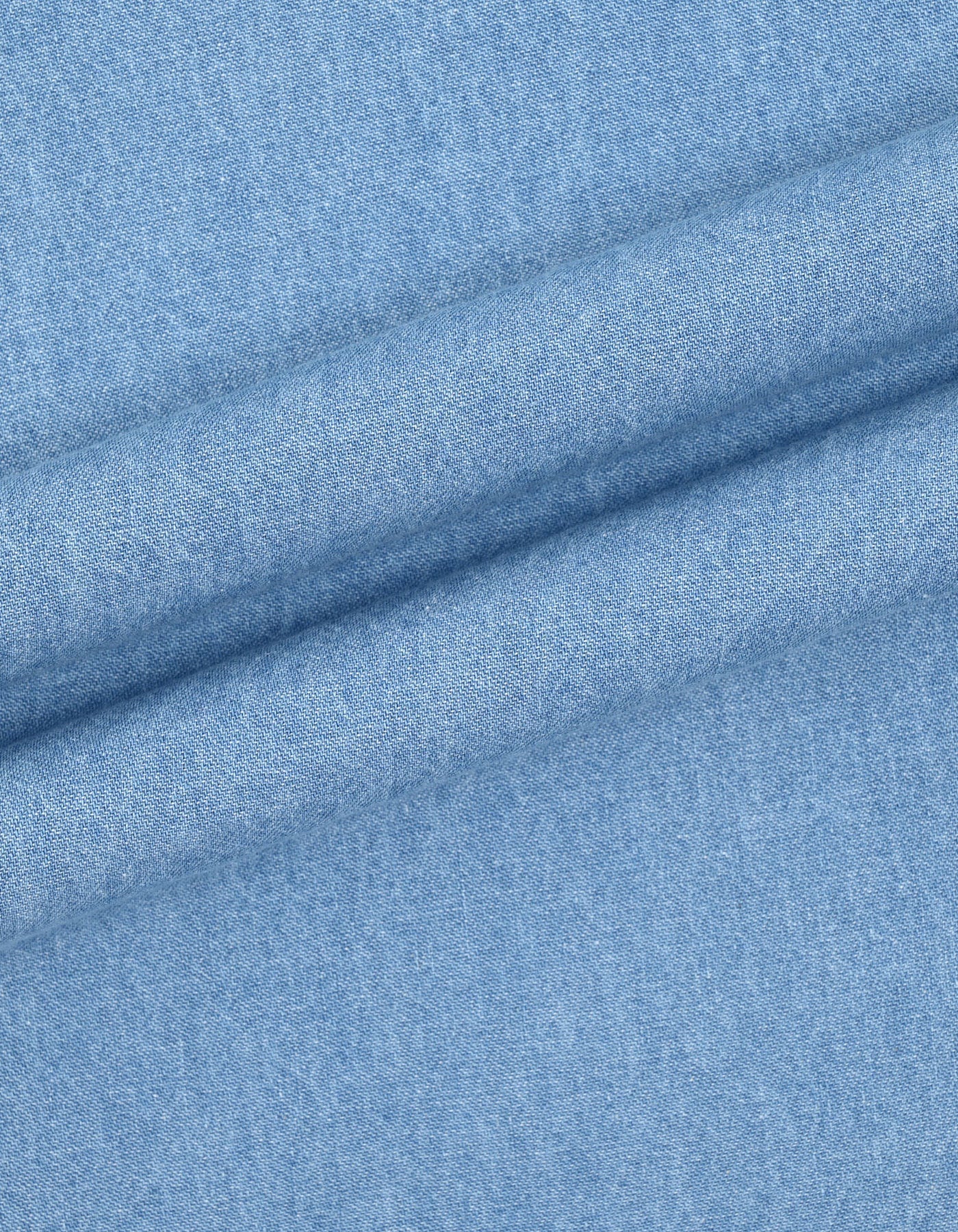 Blue Plain Regular Fit Casual Shirt