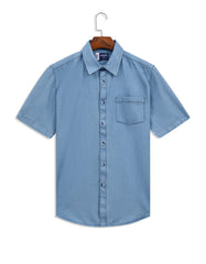 Casual Shirt Woven Blue M CSW2607 Uniworth CSW2607-M