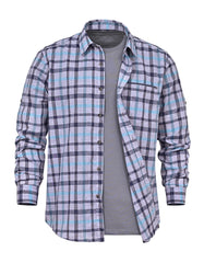 Casual Shirt Woven Grey L CSW2621-1 Uniworth CSW2621-1-L