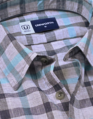Casual Shirt Woven Grey XL CSW2621-1 Uniworth CSW2621-1-XL