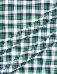 Green Check Regular Fit Casual Shirt