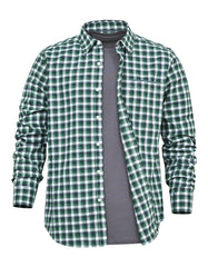 Casual Shirt Woven Green L CSW2621-2 Uniworth CSW2621-2-L