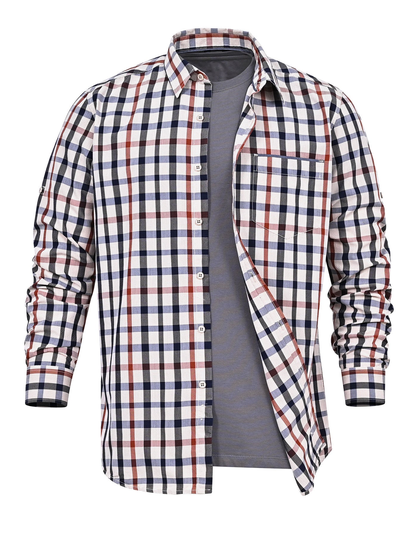 Casual Shirt Woven Beige L CSW2621 Uniworth CSW2621-L