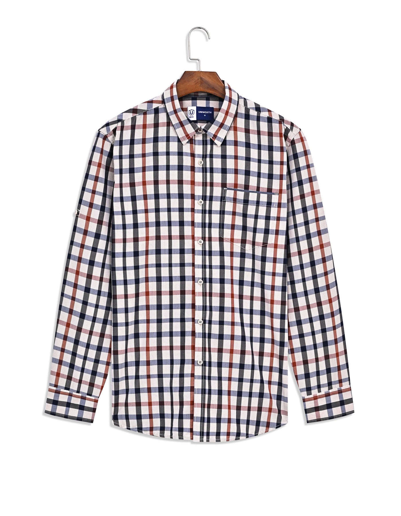 Casual Shirt Woven Beige M CSW2621 Uniworth CSW2621-M