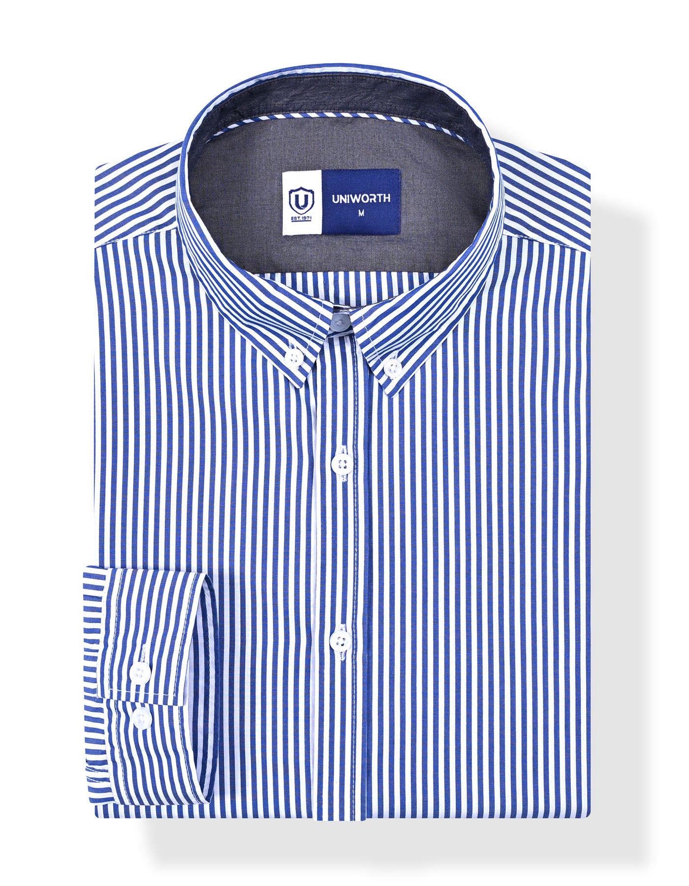 Casual Shirt Woven Navy S CSW2641-1 Uniworth CSW2641-1-S