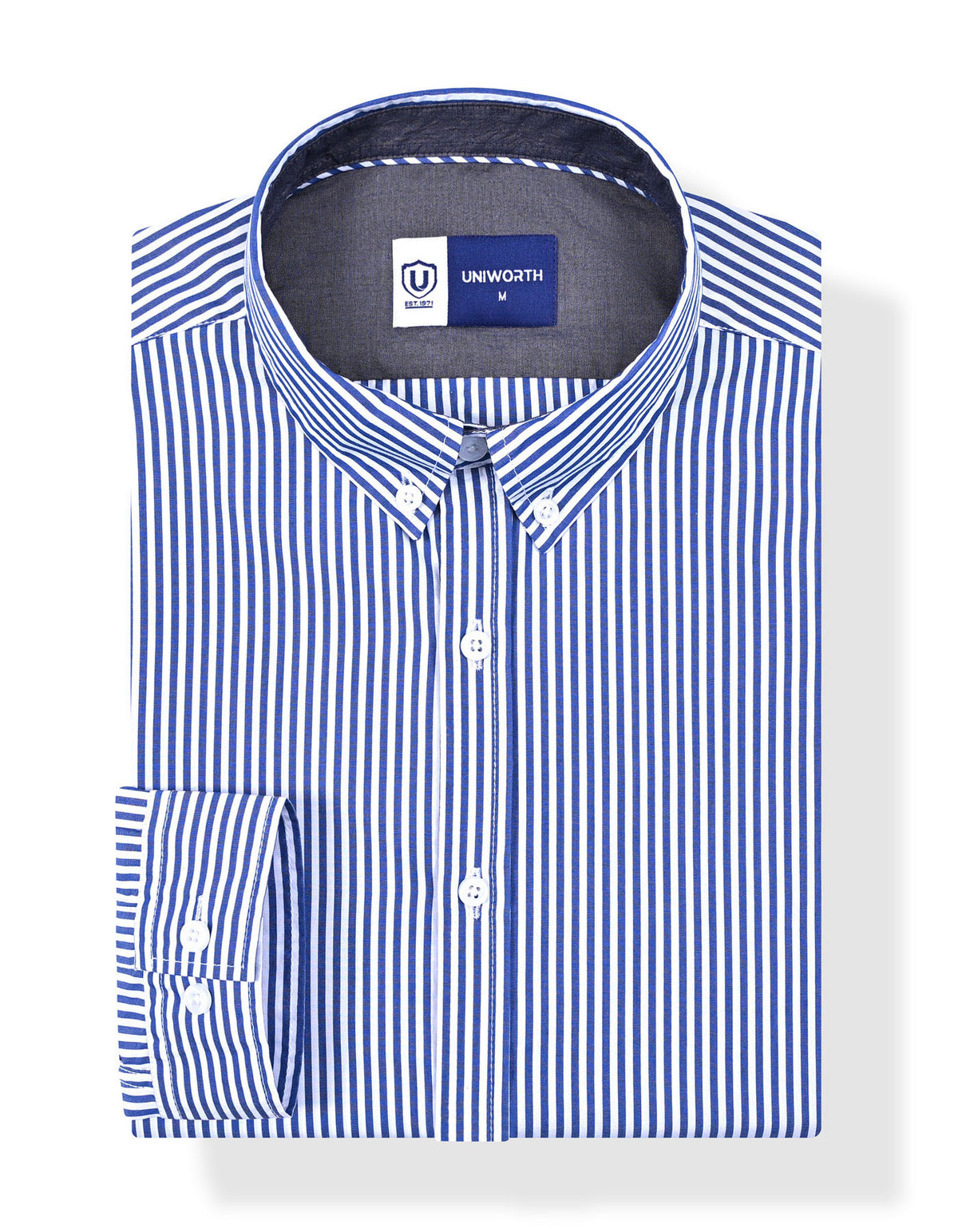 Casual Shirt Woven Navy S CSW2641-1 Uniworth CSW2641-1-S