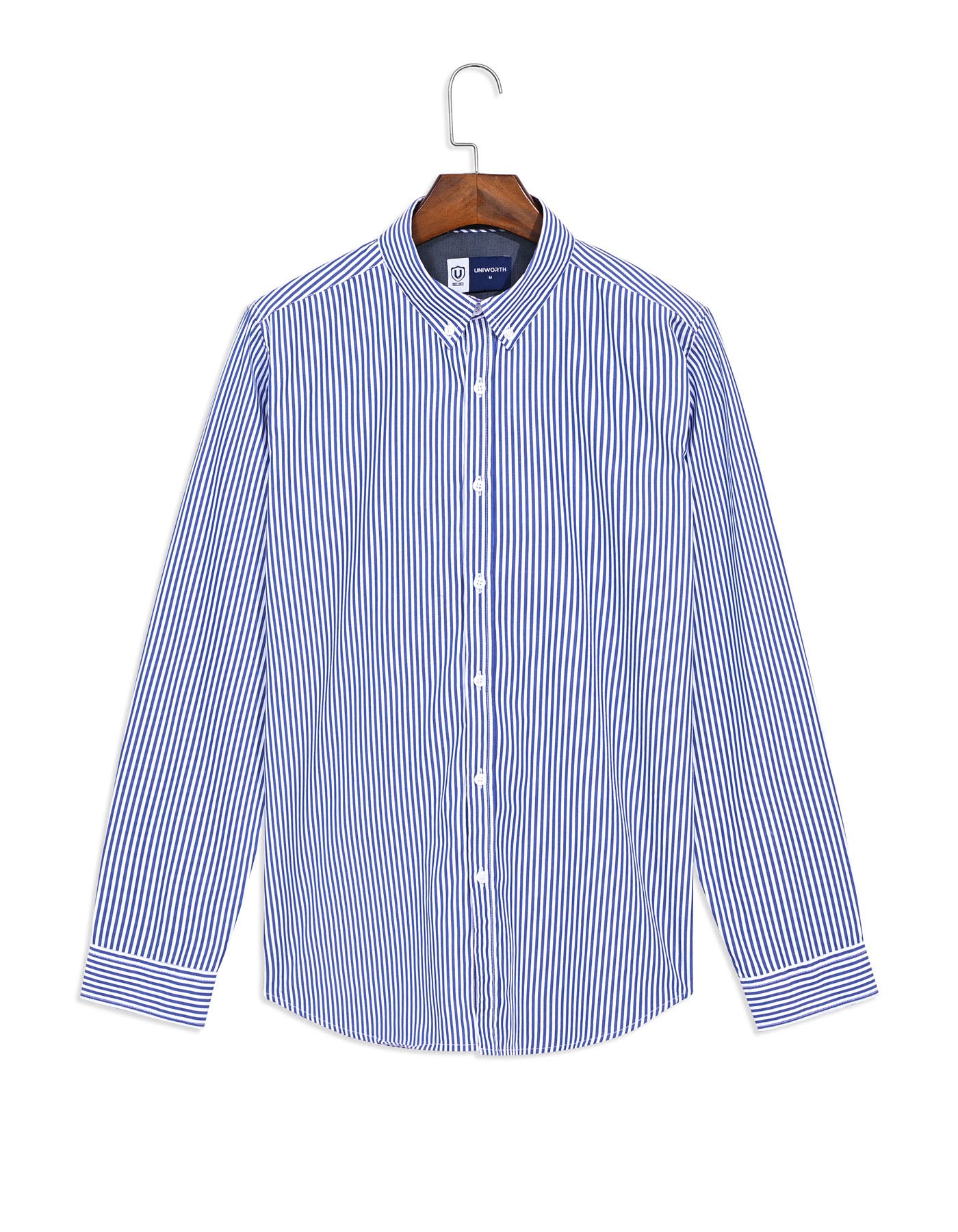 Casual Shirt Woven Navy M CSW2641-1 Uniworth CSW2641-1-M