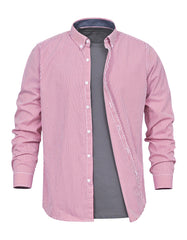 Casual Shirt Woven Red L CSW2641-2 Uniworth CSW2641-2-L