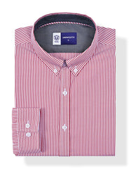 Casual Shirt Woven Red S CSW2641-2 Uniworth CSW2641-2-S