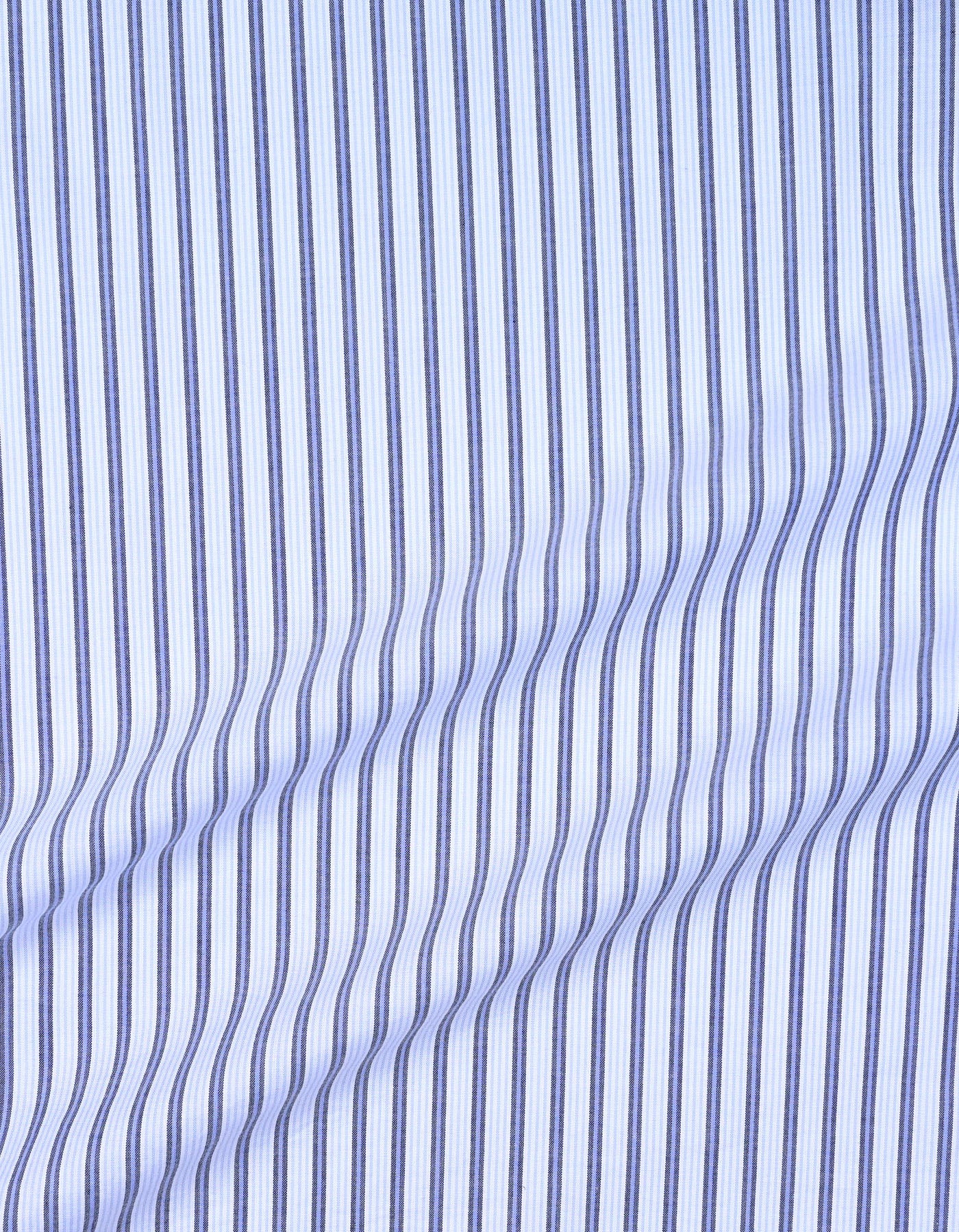 White Stripe Regular Fit Casual Shirt