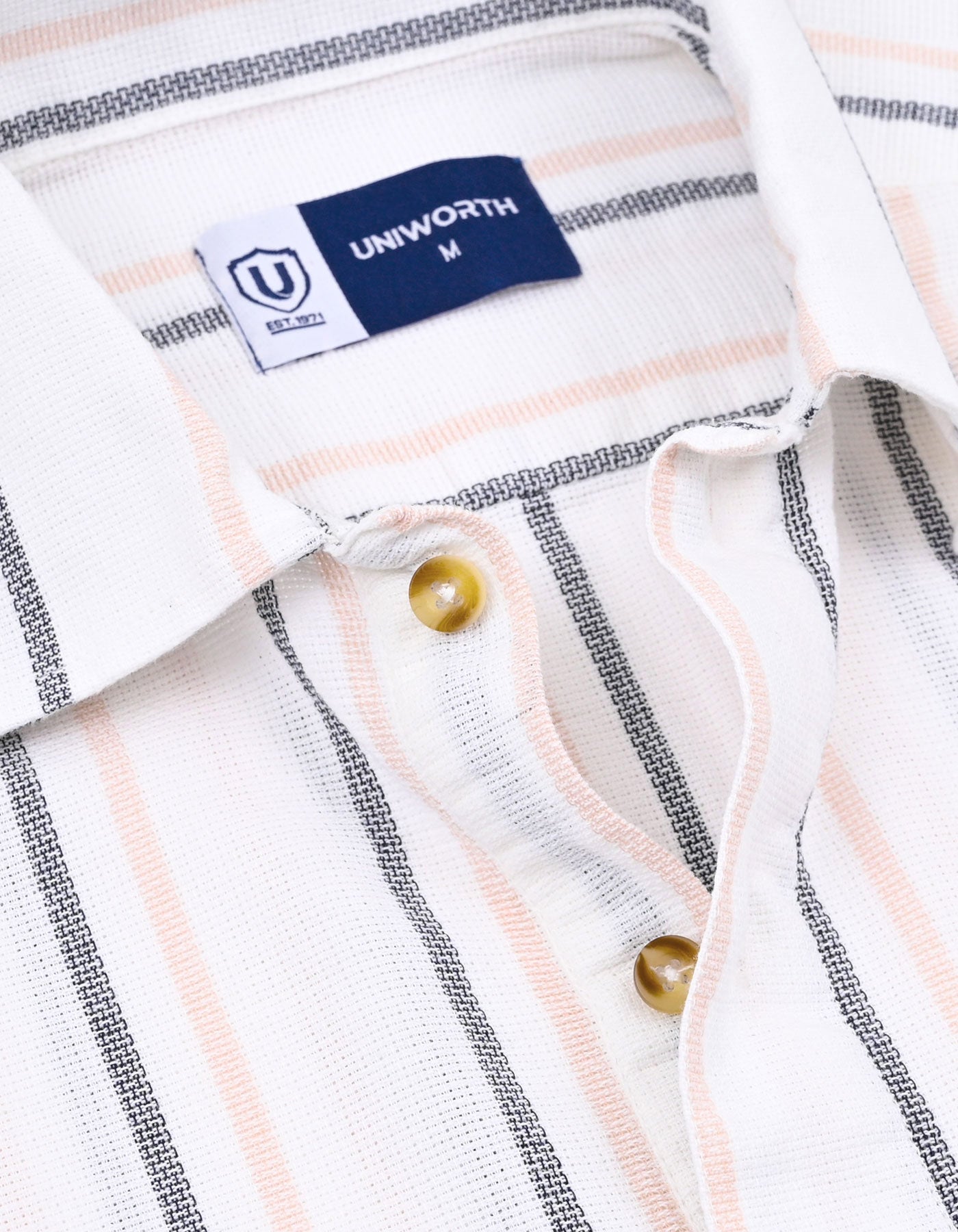 Casual Shirt Woven Off White L CSW2642 Uniworth CSW2642-L