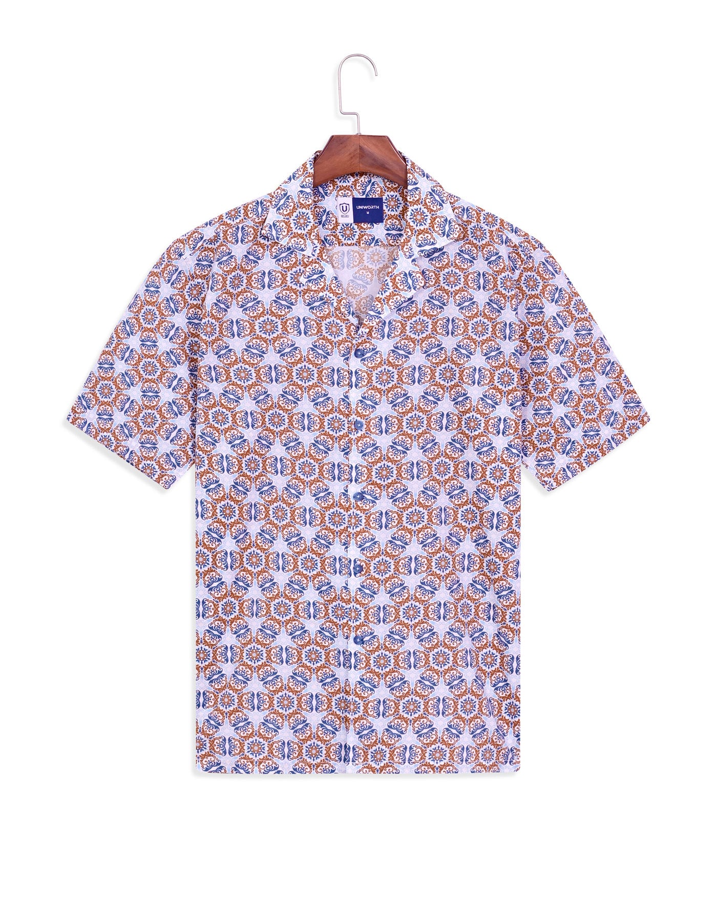 Casual Shirt Woven Mustard S CSW2661-1 Uniworth CSW2661-1-S