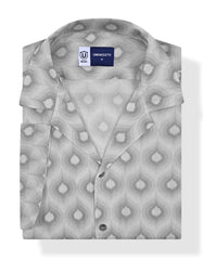 Casual Shirt Woven Grey M CSW2661-2 Uniworth CSW2661-2-M