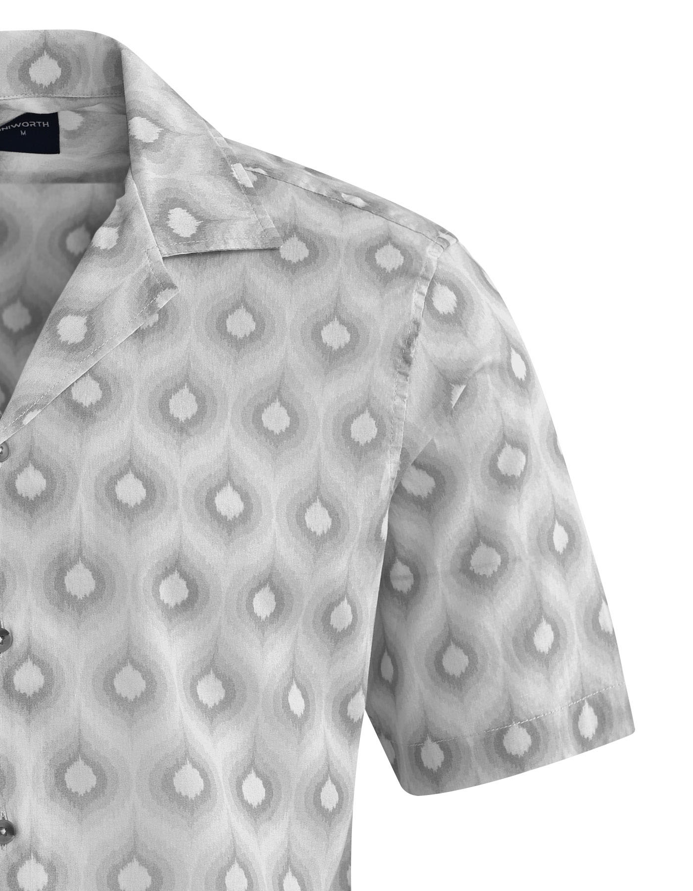 Casual Shirt Woven Grey XL CSW2661-2 Uniworth CSW2661-2-XL