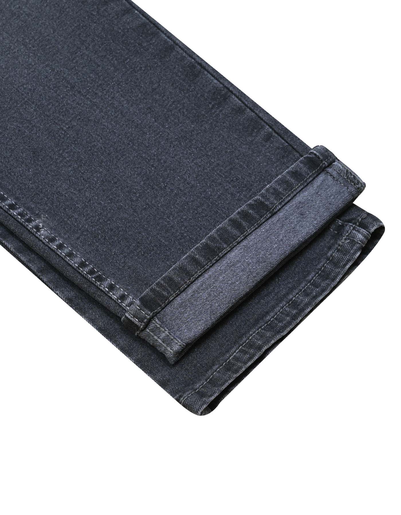 D Grey Straight Fit  Denim DM2416-38