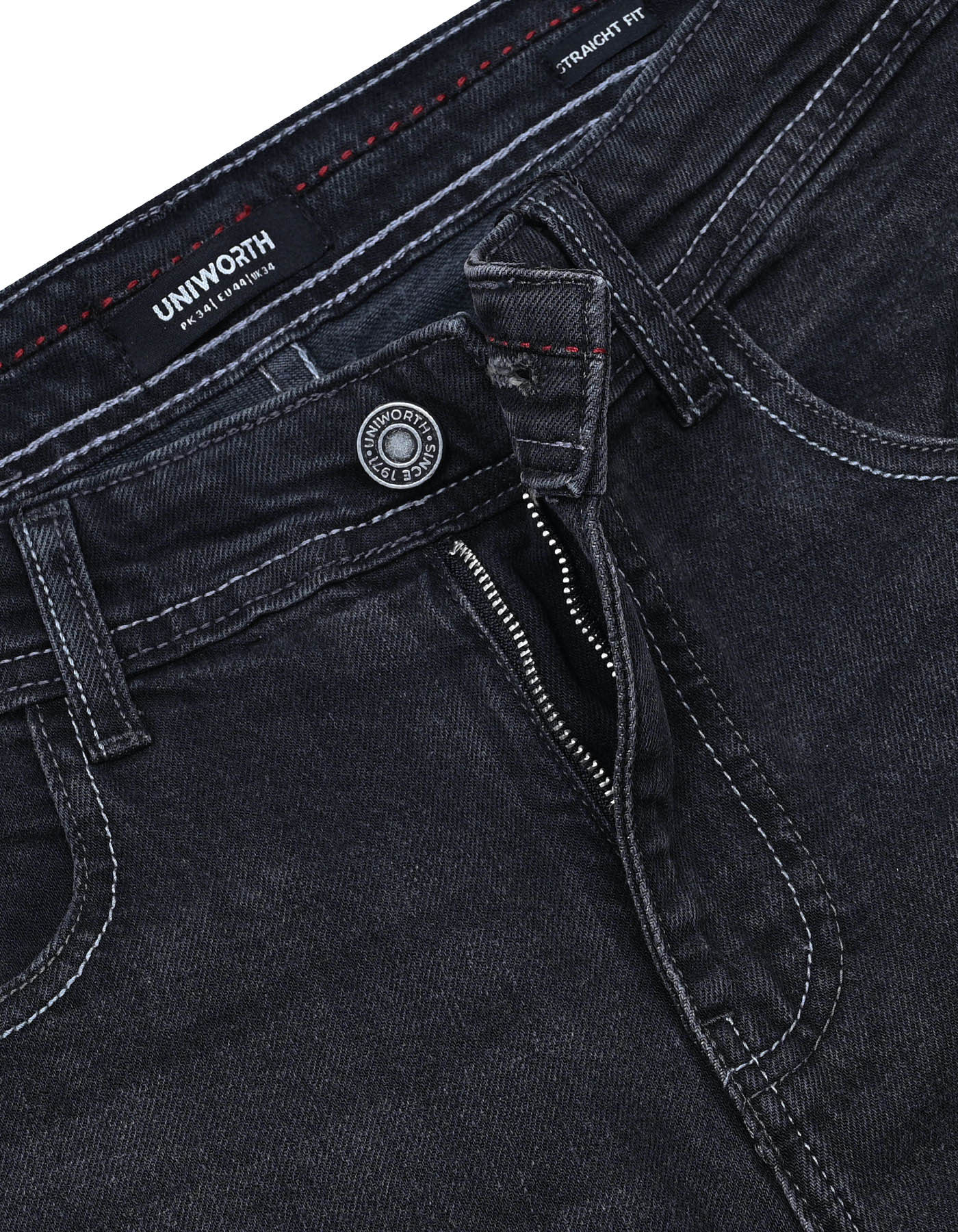 D Grey Straight Fit  Denim DM2475-30