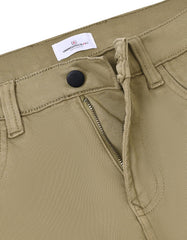 Olive Straight Fit Denim