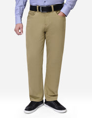 Olive Straight Fit Denim