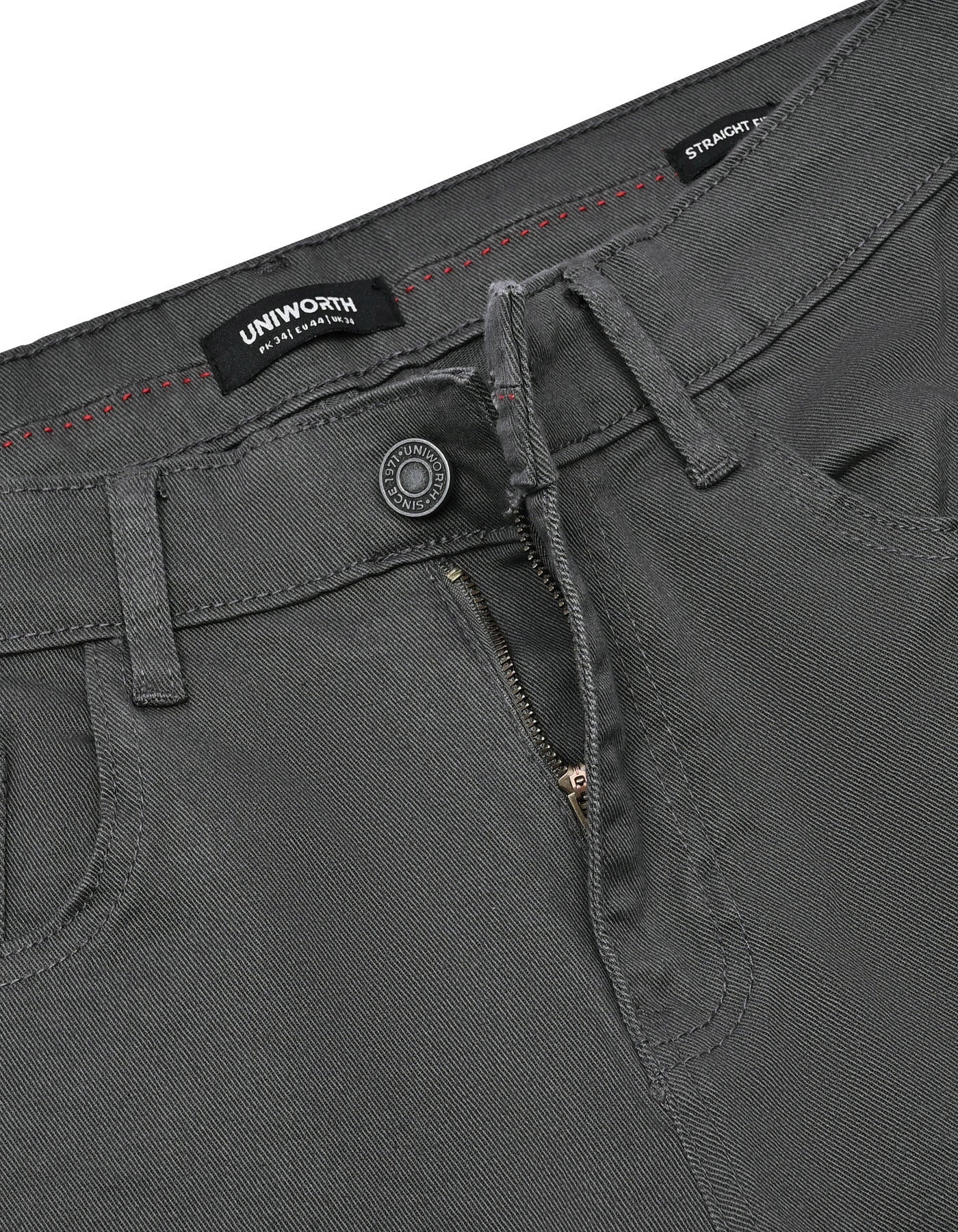 Grey Straight Fit  Denim DM2547-34