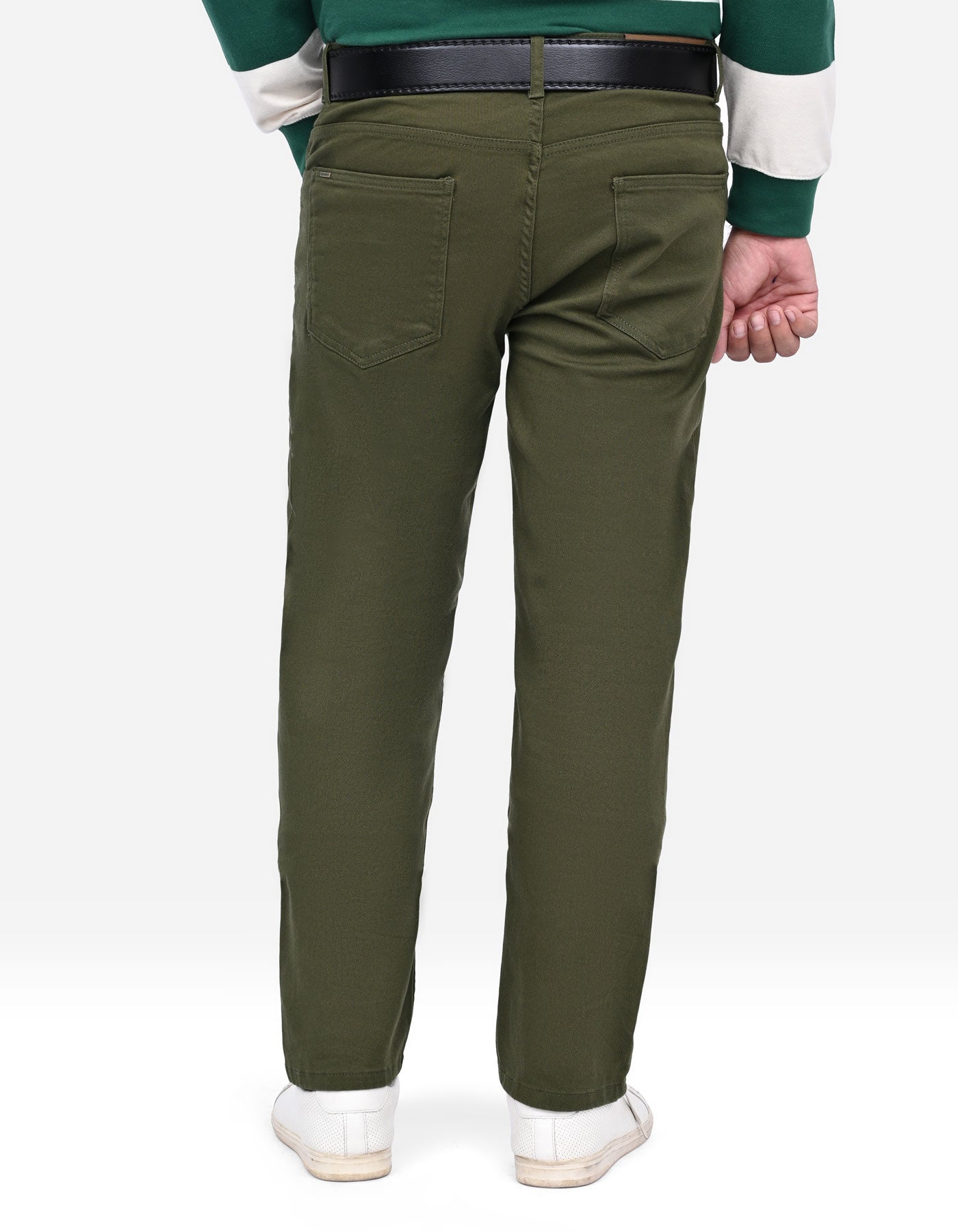 Olive Straight Fit  Denim DM2550-36