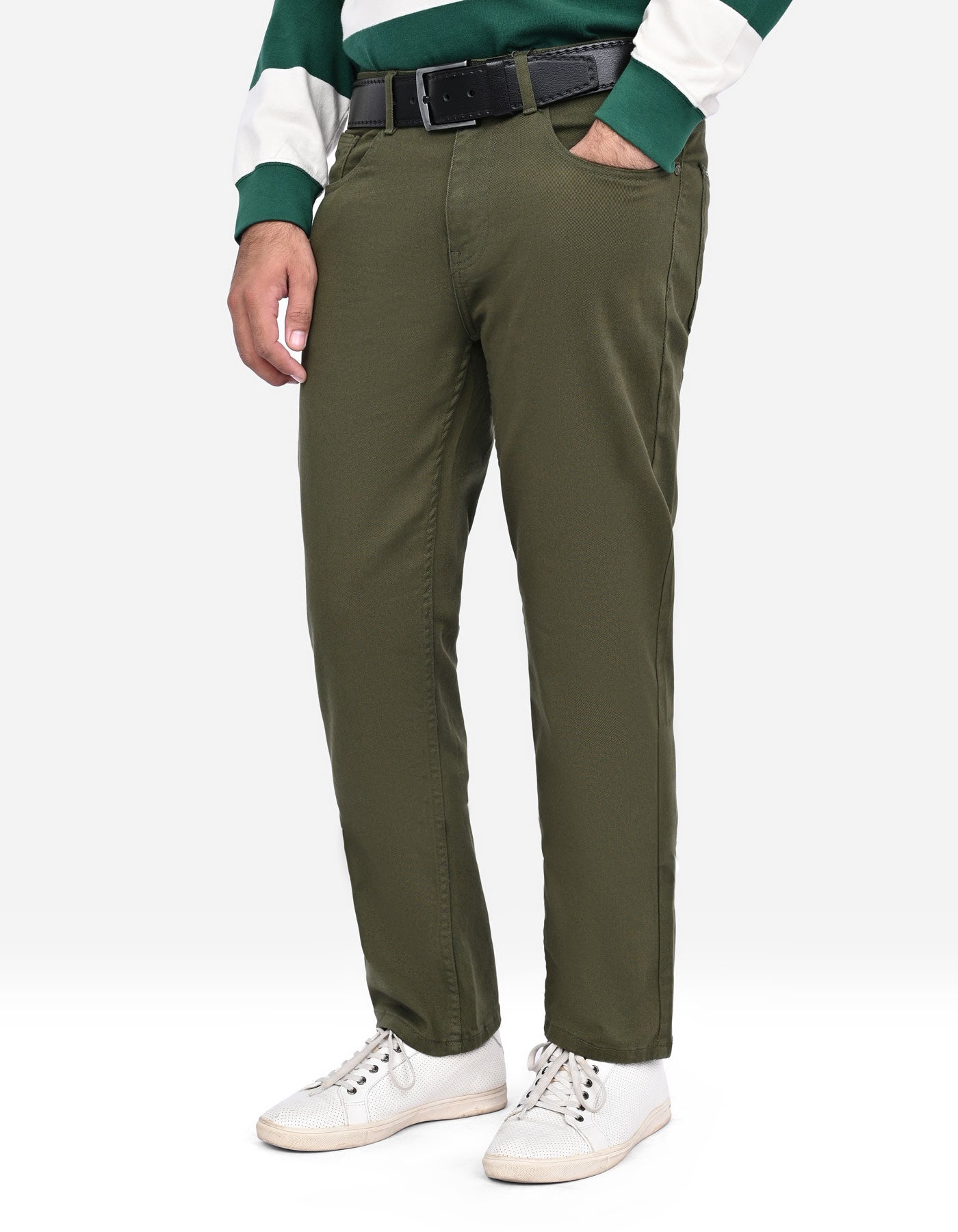 Olive Straight Fit  Denim DM2550-28